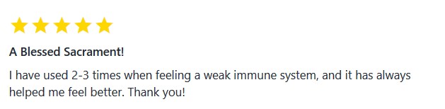 Original testimonial screenshot