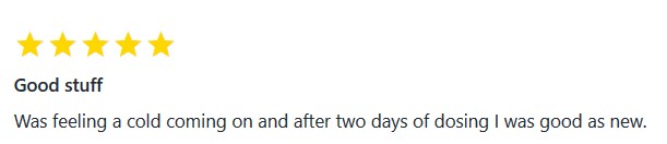 Original testimonial screenshot