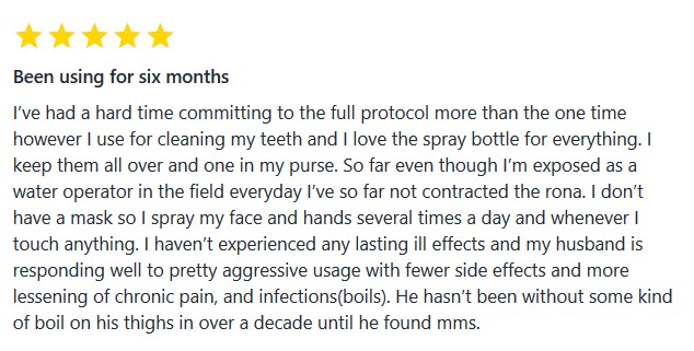 Original testimonial screenshot