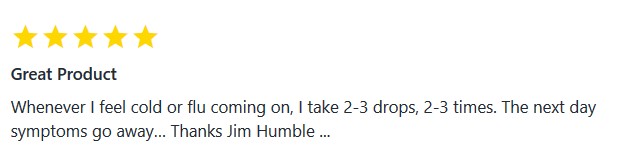 Original testimonial screenshot